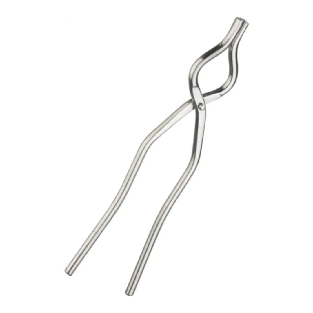 Stainless Steel Kitchen Pincer Tongs, Heat-Resistant Grip Tool for Cooking, Frying & Serving (Durable, Easy Hold Design)