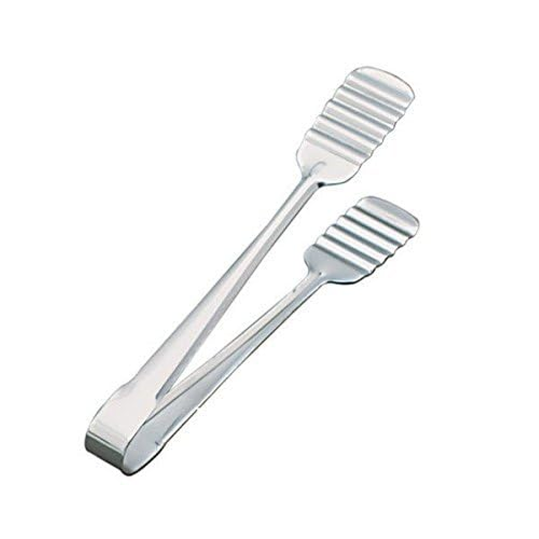 Stainless Steel Pastry Tongs, Durable Serving Tong for Bread, Cake, Snacks & Kitchen Use (Rust-Resistant, Easy Grip)