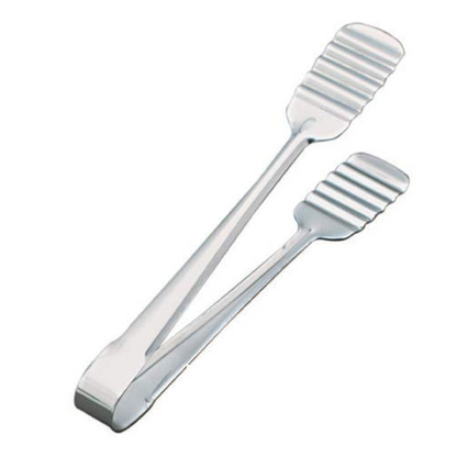Stainless Steel Pastry Tongs, Durable Serving Tong for Bread, Cake, Snacks & Kitchen Use (Rust-Resistant, Easy Grip)