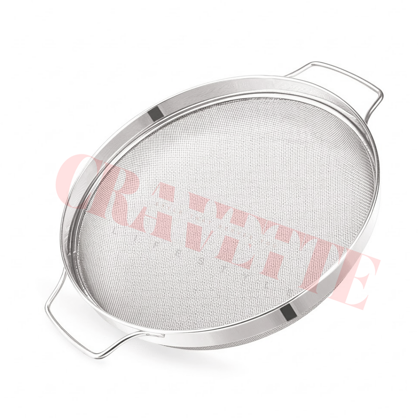 Stainless Steel Puran Jali Strainer (26 cm, No. 10), Heavy-Duty Wire Mesh Strainer for Vegetables, Puran & Kitchen Use (Strong, Durable Design)