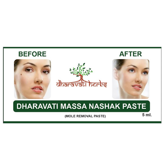 Ayurvedic Massa Removal Cream | Natural Wart & Skin Tag Remover | Herbal Mole Removal Solution (Easy & Safe Use)