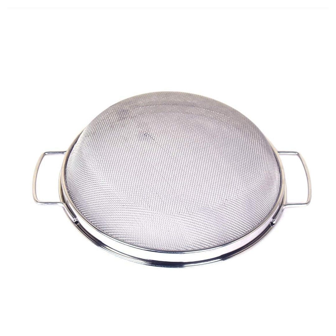 Stainless Steel Puran Jali Strainer (26 cm, No. 10), Heavy-Duty Wire Mesh Strainer for Vegetables, Puran & Kitchen Use (Strong, Durable Design)