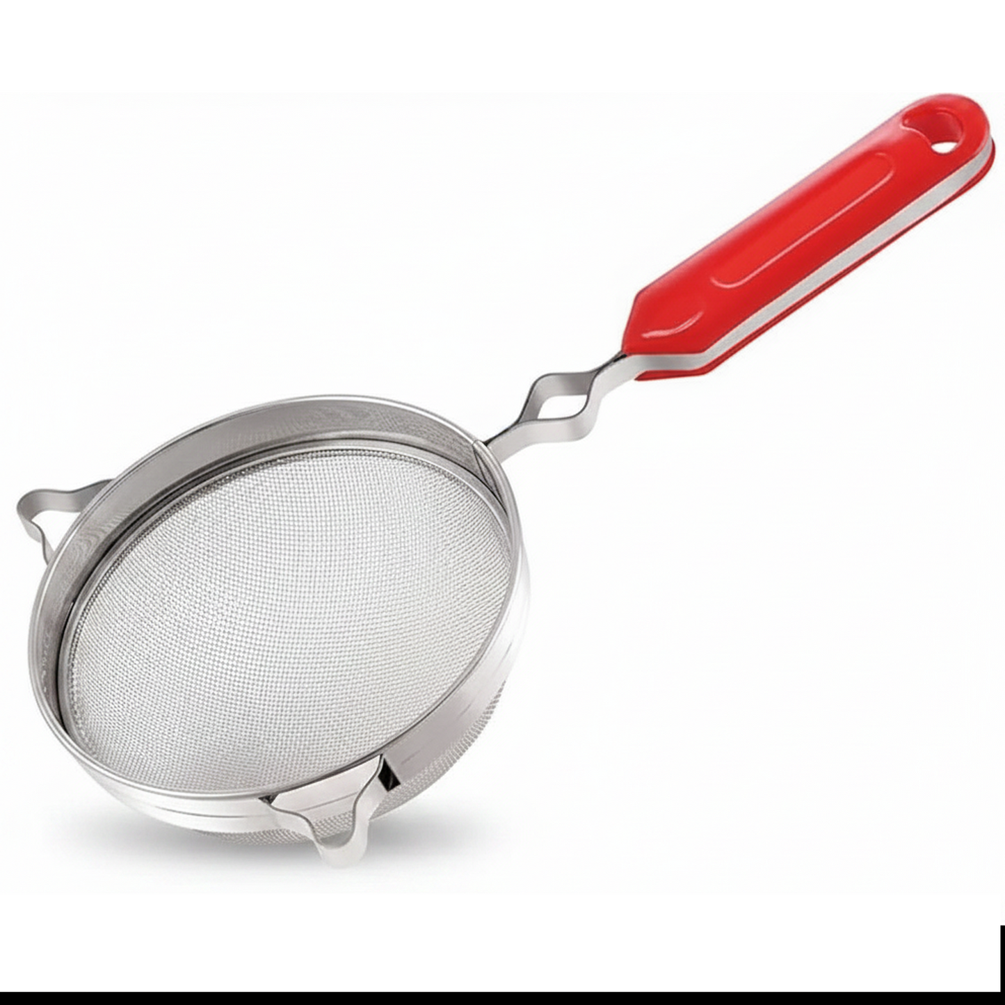 Stainless Steel Juice Strainer with Fine Mesh, Kitchen Filter for Juice, Tea & Liquids (Durable, Rust-Resistant, Easy Grip Handle)