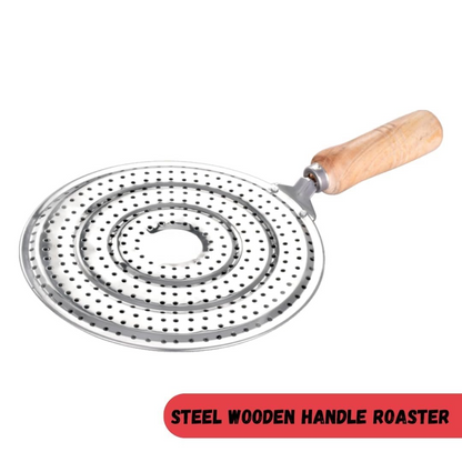Stainless Steel Gas Jali for Stove | Heavy Duty Roti Grill Jali | Papad, Phulka & Brinjal Roaster (Multipurpose Kitchen Grill)