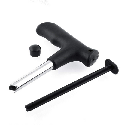 Stainless Steel Coconut Opener with Safety Grip Handle, Easy Tender Coconut Punch Tool (Strong, Durable & Safe Design)