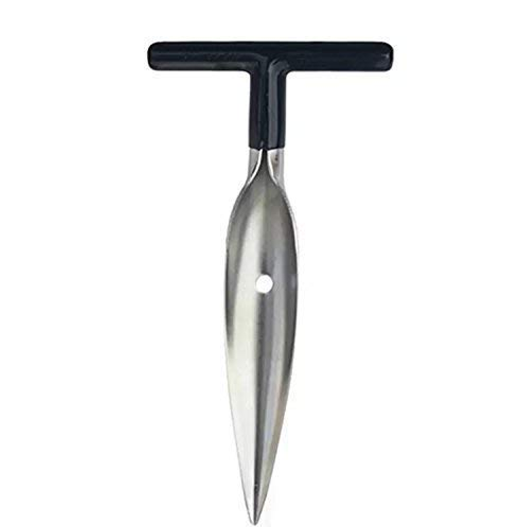 Stainless Steel Coconut Opener Tool, Heavy-Duty T-Handle Spike for Easy Tender Coconut Opening (Strong Grip, Durable Design)