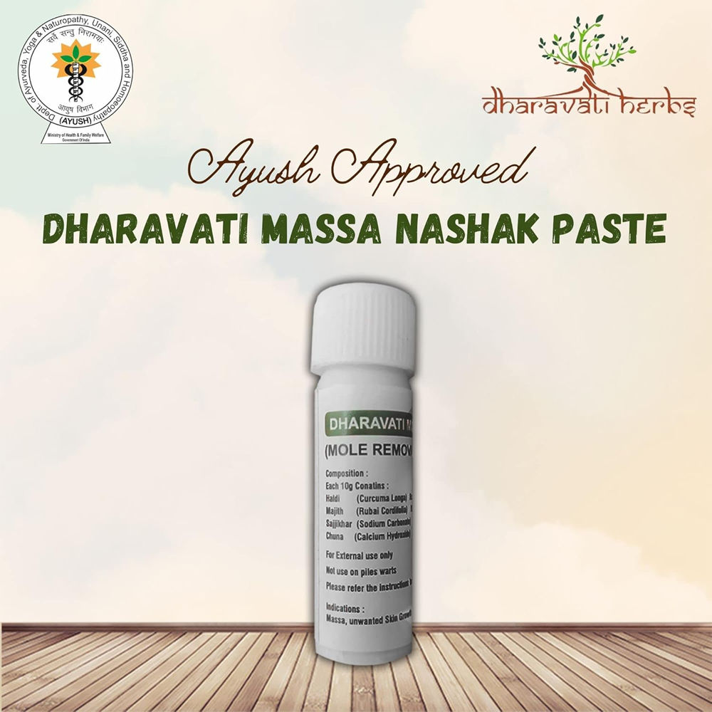 Ayurvedic Massa Removal Cream | Natural Wart & Skin Tag Remover | Herbal Mole Removal Solution (Easy & Safe Use)