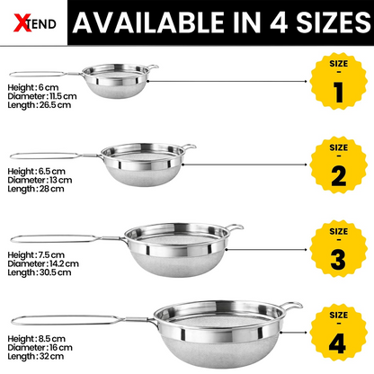 Stainless Steel Juice Strainer with Fine Mesh, Kitchen Filter for Juice, Tea & Liquids (Durable, Rust-Resistant, Easy Grip Handle)