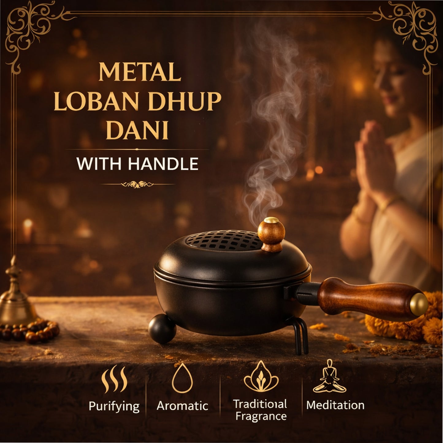 Designer Loban Dhoop Dani (1LD2)