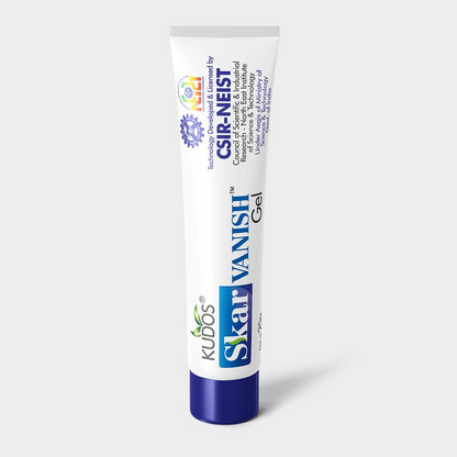 Kudos Skar Vanish Gel 25g | Advanced Scar Removal Gel for Acne Marks, Dark Spots & Stretch Marks | Ayurvedic Formula for Smooth, Clear Skin