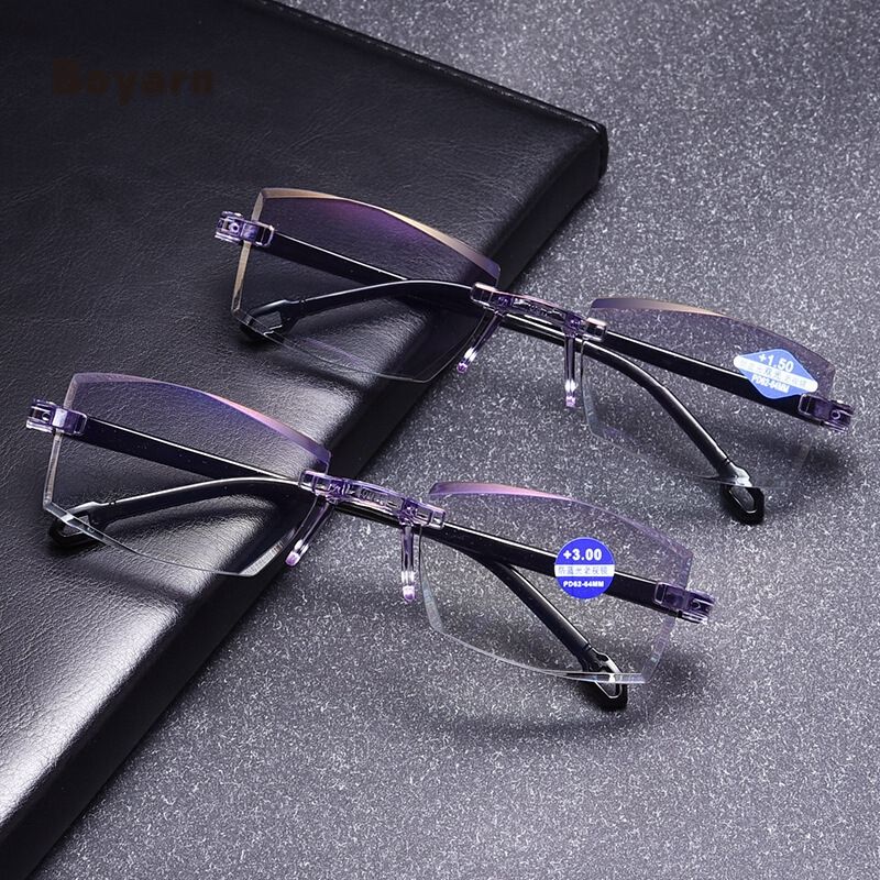 Rimless One Power Auto Focus Reading Glasses - Buy 1 Get 2 Free @ Just Rs.399/-