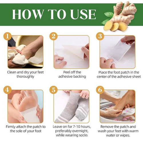 Detox Foot Patches - Buy 1 Get 1 Free (20 Patches) @ Just Rs. 279/-
